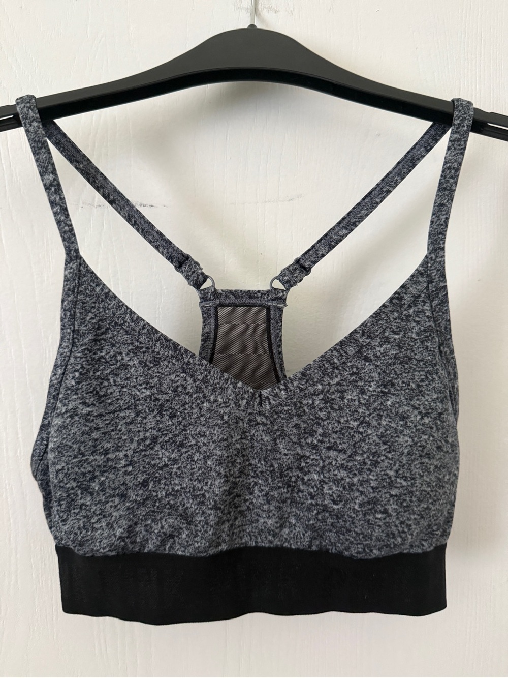 🌻5/$16🌻VS Pink Sport Gray Heathered Racerback Bralette